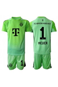 Bayern Munich Manuel Neuer #1 Maalivahti Jalkapallovaatteet Lasten Kotipeliasu 2025-26 Lyhythihainen (+ Lyhyet housut)